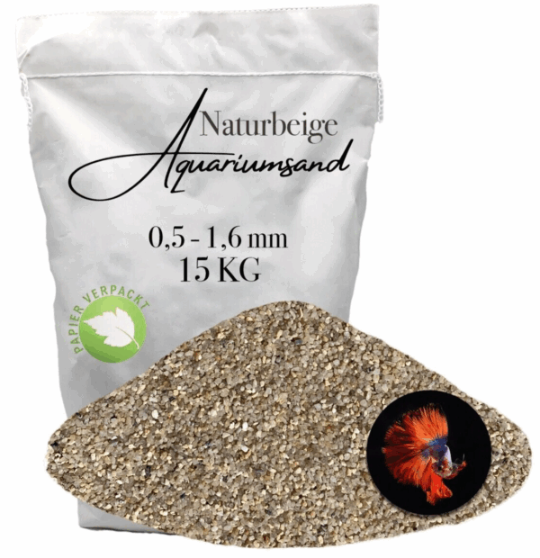 Aquariumsand Aquariumkies Aquariensand 15 kg Aquarienkies Bodengrund Natursand 145881025643