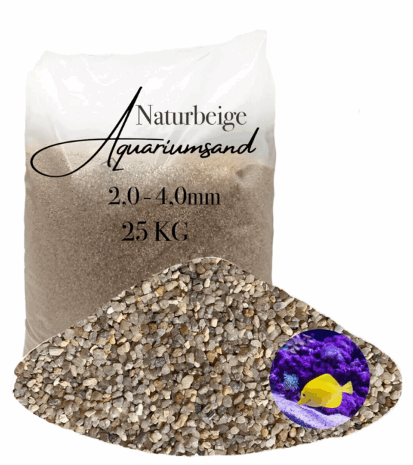 Aquariumsand Aquariumkies Aquariensand Aquarienkies 25kg 20 40 mm Natursand 145653314003