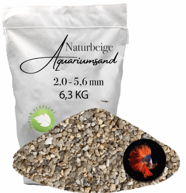 Aquariumsand Aquariumkies Aquariensand Aquarienkies 63 kg 20 56 mm Quarzsand 145900236583