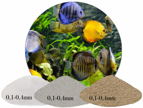 Aquariumsand Bodengrund naturhell grau beige weiss 1 25kg gewaschen 01 04mm 146225384343