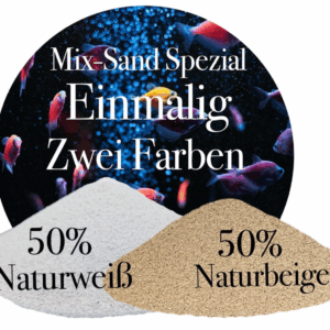 Aquariumsand Mix Sand Beige Weiß 0,1-0,4 mm Aquariensand Aquarienkies Bodengrund