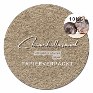 Chinchilla Sand beige 0,1-0,4mm Badesand Staubbad Hamster Mäuse Papiersack 10 kg