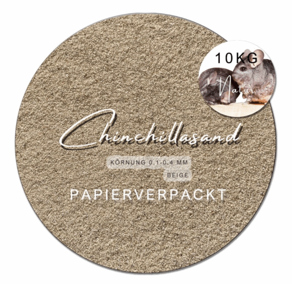 Chinchilla Sand beige 01 04mm Badesand Staubbad Hamster Maeuse Papiersack 10 kg 145138913793