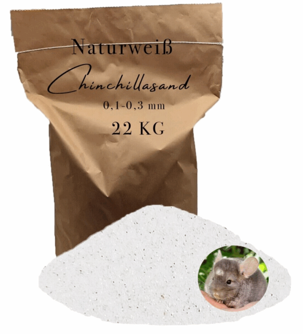 Chinchillasand weiss Badesand Staubbad Hamster Maeuse Ratten 01 03 mm Fellpflege 146399930813