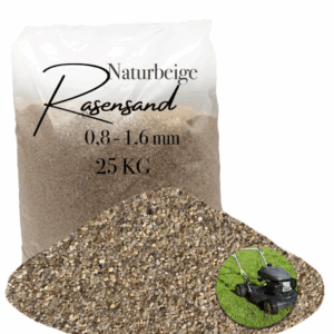 Rasensand Gartensand 25 kg Quarzsand für Rasenerde Bodenverbesserung Plastiksack
