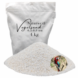 Vogelsand 03 08mm weiss 4 kg keimfrei ohne Zusatzstoffe wie Anis und Grit 146399930863