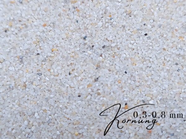 Vogelsand 03 08mm weiss keimfrei 8 kg ohne Zusatzstoffe wie Anis und Grit 146399930683 2