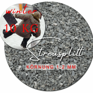 Winter Streusplitt 10kg Winterstreu Streumittel salzfrei Streugut Splitt 1-2mm