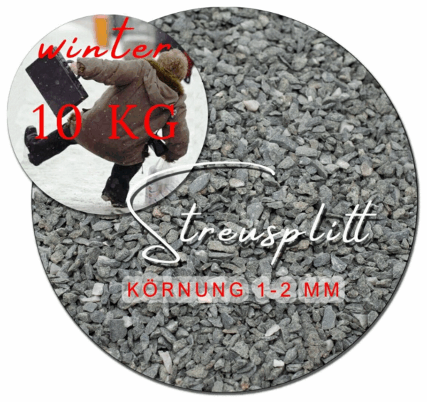 Winter Streusplitt 10kg Winterstreu Streumittel salzfrei Streugut Splitt 1 2mm 145380510423