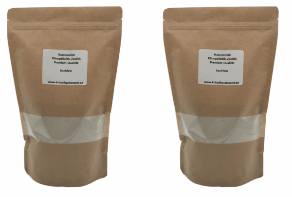 Zeolith Klinoptilolith 2x1000g 50m Vulkanmineral Mineral Pulver entgiften 145155437013