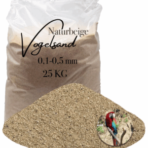 beiger entstaubter natürliche Vogelsand 25kg ohne Anis und Grit 0,1-0,5 mm