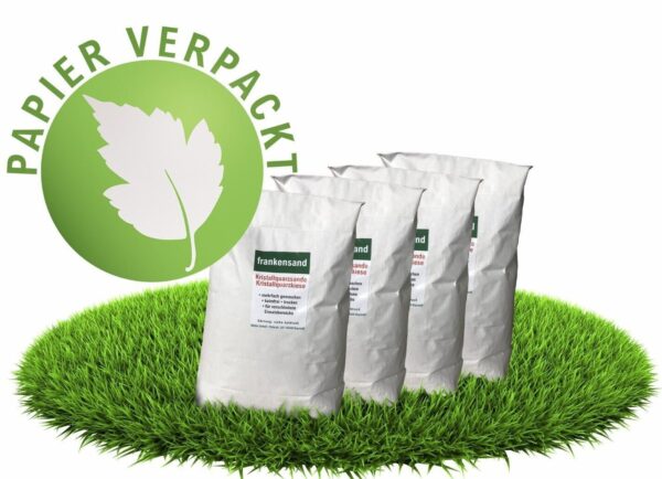 100 kg Rasensand Gartensand Quarzsand für Rasenerde Bodenverbesserung Papiersack – Bild 3