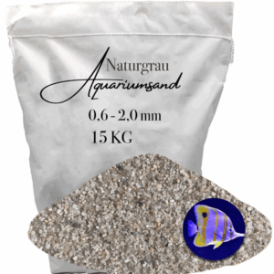 15 KG Aquariumsand Aquariumkies 0,6-2,0mm Aquariensand Aquarienkies Bodengrund