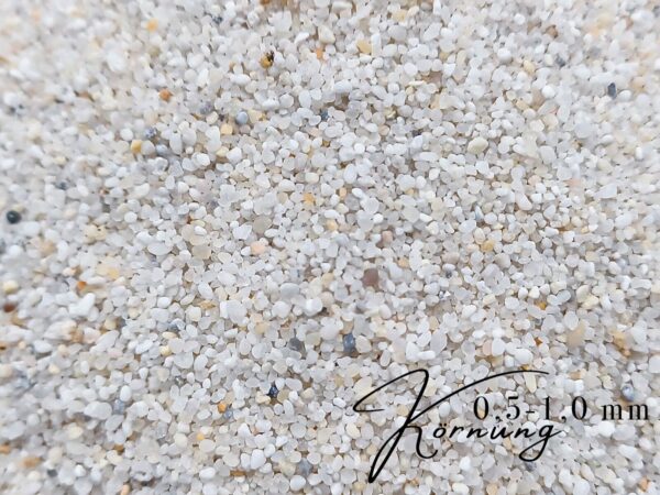 25 kg Aquariensand weisser Aquariumsand Aquarien kies Aquariumkies Bodengrund 145624009304 2