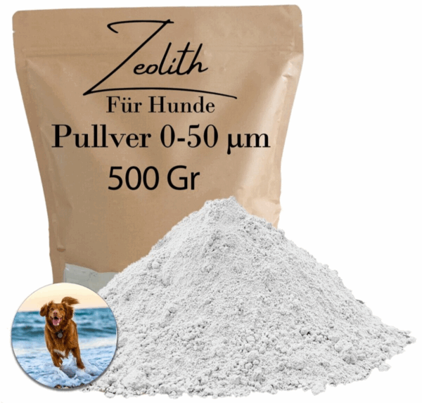 500gr Zeolith fuer Hunde Pulver 50m Vulkanmineral Klinoptilolith entgiften 100 145844302984