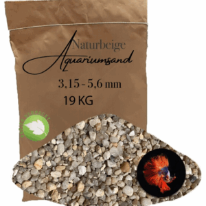 Aquariumkies 3,15-5,6 mm Aquariumsand Aquariensand Aquarienkies 19 kg Bodengrund