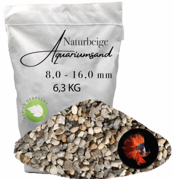 Aquariumkies 80 160 mm Aquariumsand Aquariensand Aquarienkies 63kg Bodengrund 145900150324