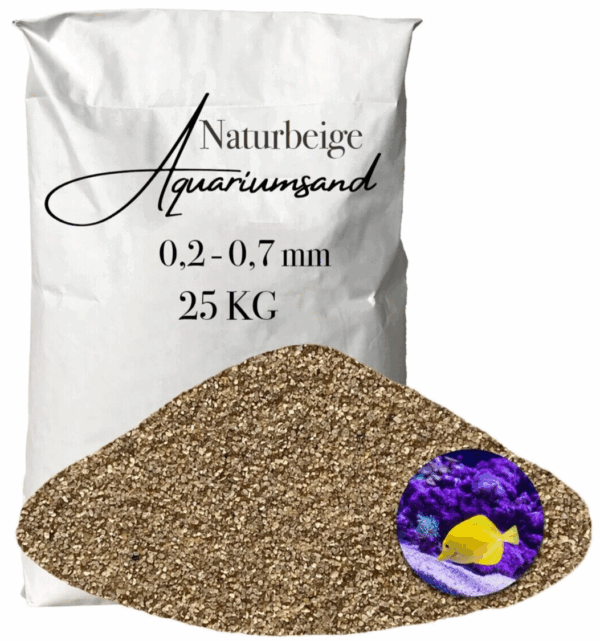 Aquariumsand 02 07 mm Aquariensand Aquarienkies Bodengrund papierverpackt 145888033814