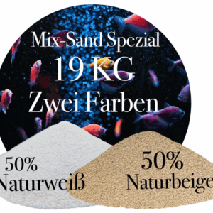 Aquariumsand 19 KG Mix Sand Beige Weiss 02 08 mm Aquariensand Bodengrund 146399930824