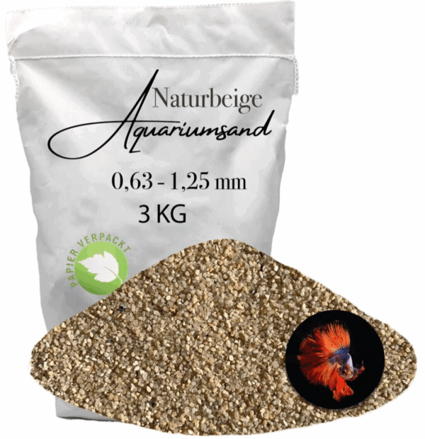 Aquariumsand 3 kg Aquariumkies Aquariensand Aquarienkies Bodengrund 063 125 mm 145899684044