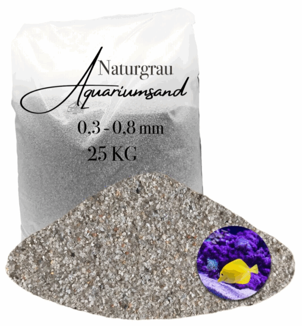 Aquariumsand Aquariumkies 03 08mm Aquariensand Aquarienkies Bodengrund grau 145838758094
