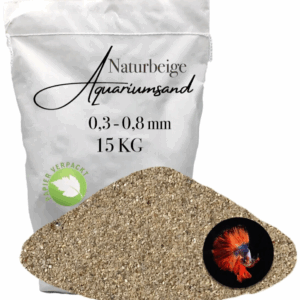 Aquariumsand Aquariumkies 15 KG Aquariensand Aquarienkies Bodengrund 0,3-0,8 mm