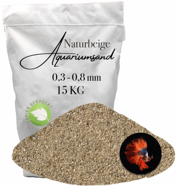 Aquariumsand Aquariumkies 15 KG Aquariensand Aquarienkies Bodengrund 03 08 mm 145878865074