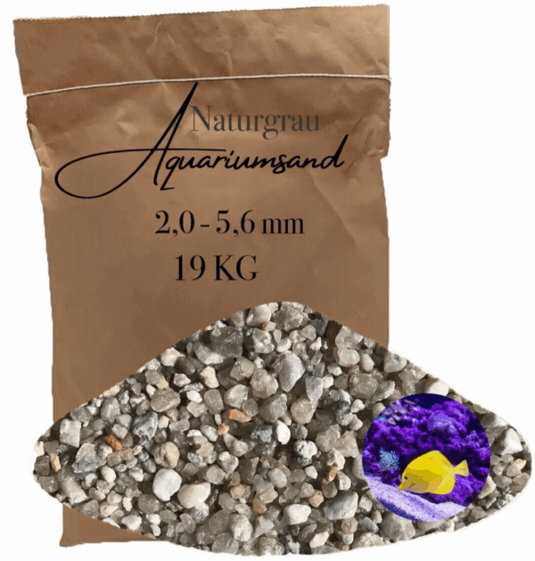 Aquariumsand Aquariumkies 20 56 mm Aquariensand Aquarienkies Bodengrund 19 KG 146399930864