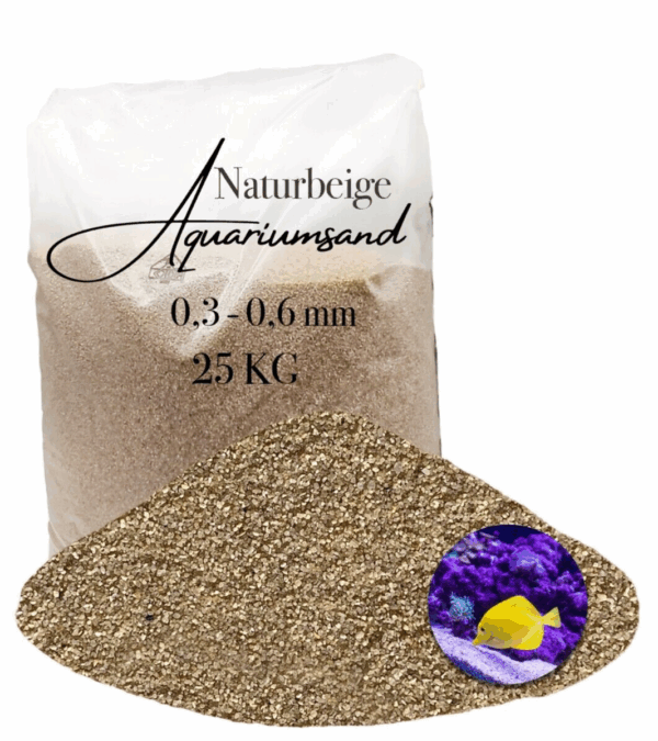 Aquariumsand Aquariumkies Aquariensand 25kg Aquarienkies Bodengrund Natursand 145653276044