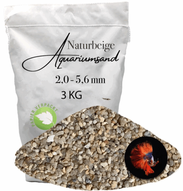 Aquariumsand Aquariumkies Aquariensand Aquarienkies 3 kg 20 56 mm Quarzsand 145899707594