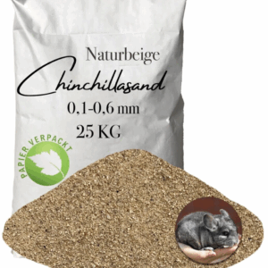 Chinchilla Sand beige Badesand 01 06mm 25 kg Staubbad Hamster Maeuse Papiersack 145792918654