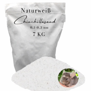 Chinchillasand 7 kg weiss Badesand Staubbad Hamster Maeuse Ratten fein Fellpflege 145628821264