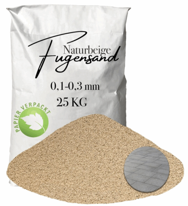 Einkehrsand Fugensand 01 03 mm Pflasterfugensand Terrasse Pflaster verfugen 145814540954
