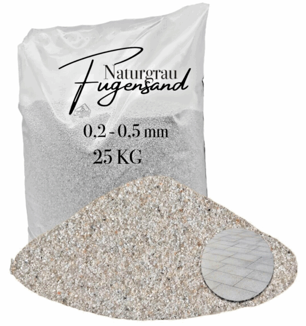 Fugensand grau fein 02 05 mm Pflasterfugensand Terrasse Pflaster verfugen 145836649384