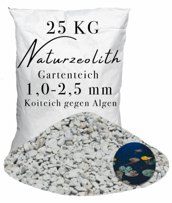 Zeolith fuer Garten Teich 10 25 mm Wasserverbesserer Teichpflege Teichfilter 145739196354