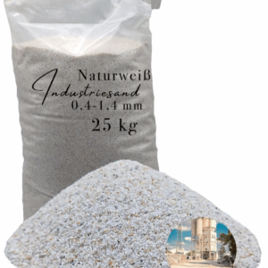 weisser Industriesand Quarzsand Einstreuung Kunstharz Kristall Fuellsand Sand 25kg 145723207284