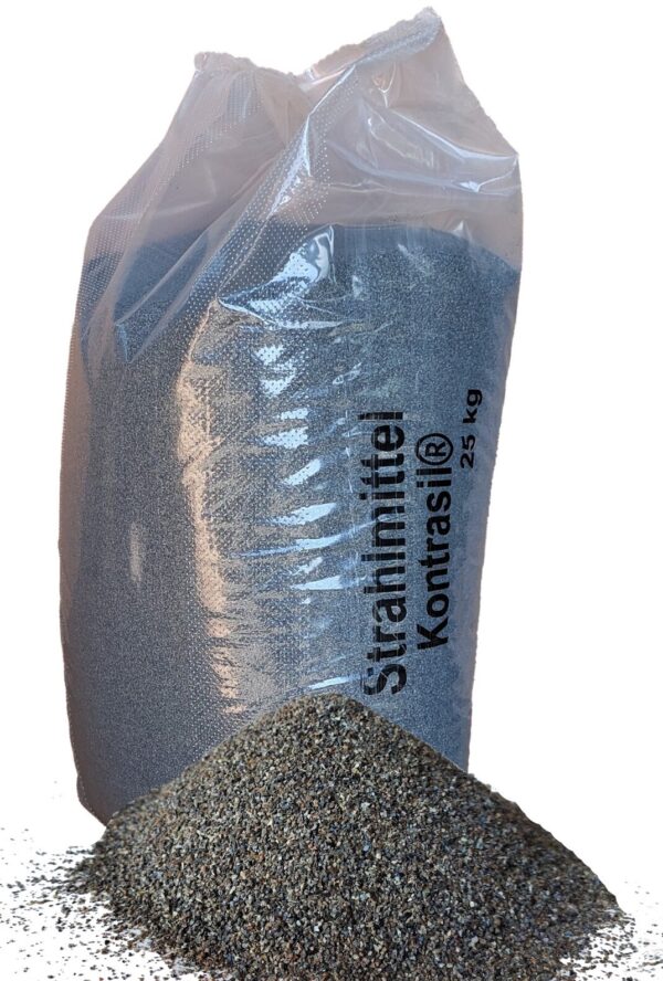 25 kg Strahlmittel Kontrasil CA Sandstrahlen Strahlgut Schlacke Sandstrahlsand 145780647175