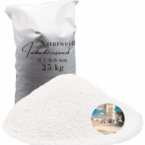 25kg weisser Industriesand Kunstharz Kristall Quarzsand Einstreuung Fuellsand Sand 145723189925