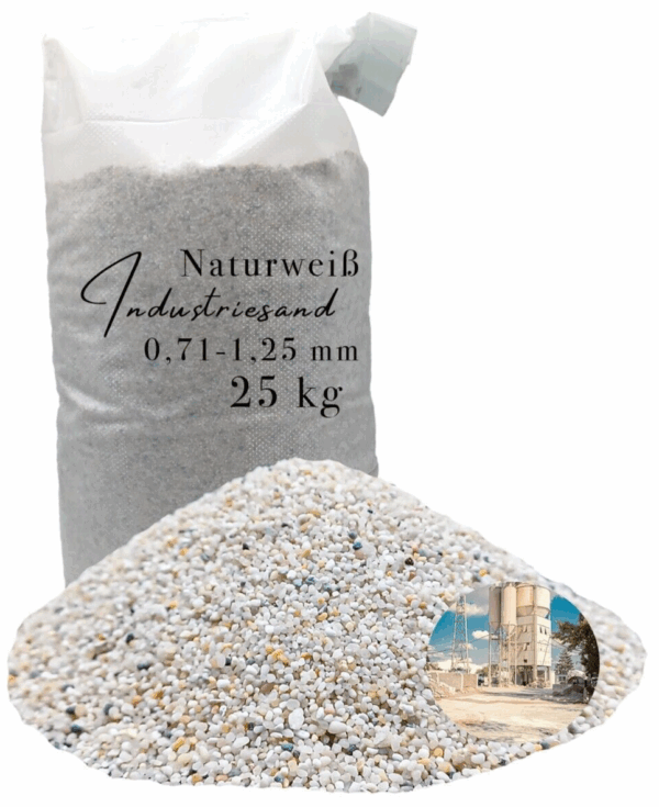 25kg weisser Quarzsand Fuellsand Sand Industriesand Kunstharz Einstreuung Kristall 145723232175