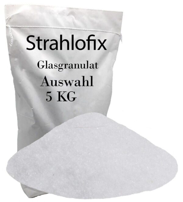 5 kg Glasgranulat Strahlmittel Strahlgut Glasbruch Strahlgranulat Sandstrahlen 145910062895