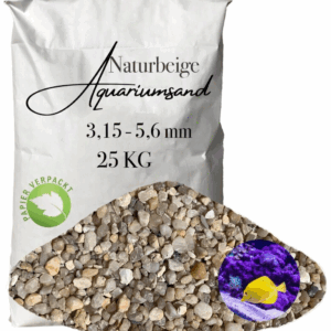 Aquariumkies 3,15-5,6 mm Aquariumsand Aquariensand papierverpackt Bodengrund