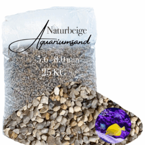 Aquariumkies 5,6-8,0 mm Aquariumsand Aquariensand Aquarienkies 25kg Bodengrund