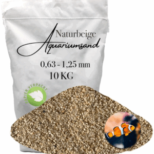 Aquariumsand 10kg Aquariumkies Aquariensand Aquarienkies Bodengrund 0,63-1,25 mm