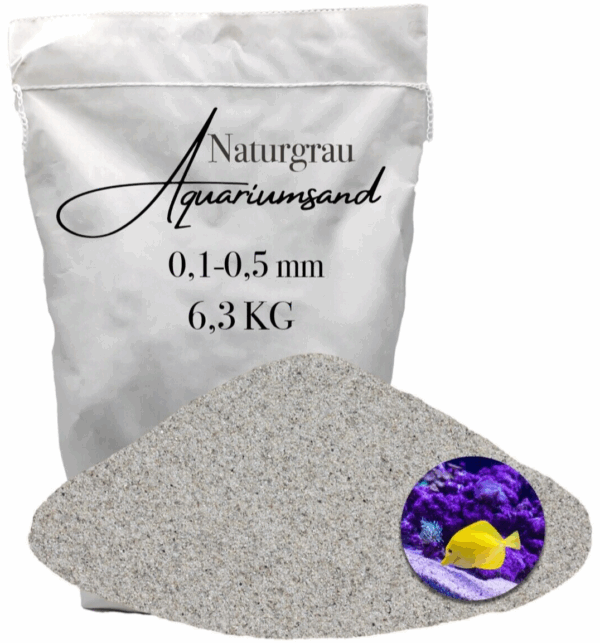 Aquariumsand Aquariumkies 01 05mm Aquariensand Aquarienkies Bodengrund grau 145905450815