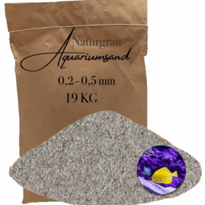 Aquariumsand Aquariumkies 0,2-0,5mm Aquariensand Aquarienkies Bodengrund 19 KG