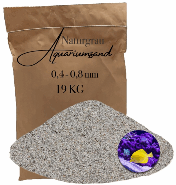 Aquariumsand Aquariumkies 04 08mm Aquariensand Aquarienkies Bodengrund grau 146399930765