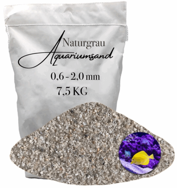 Aquariumsand Aquariumkies 06 20mm Aquariensand Aquarienkies Bodengrund grau 145905455225