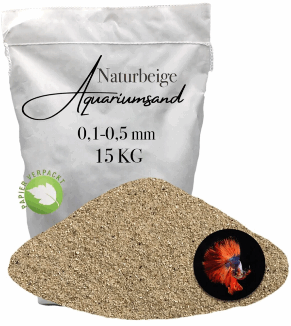 Aquariumsand Aquariumkies 15kg Aquariensand Aquarienkies Bodengrund 01 05 mm 145878850335