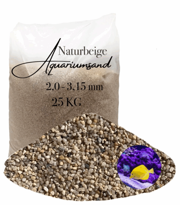 Aquariumsand Aquariumkies 20 315 mm Aquariensand Aquarienkies 25kg Bodengrund 145653311225
