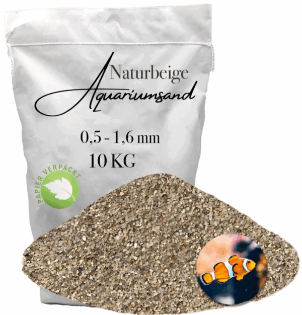 Aquariumsand Aquariumkies Aquariensand 10 kg Aquarienkies Bodengrund Natursand 145881021555